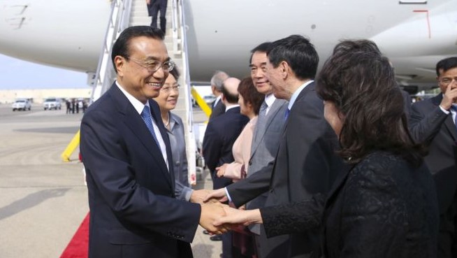 中国总理李克强抵纽约出席联大会议将会晤奥巴马
