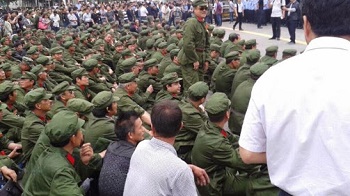 【组图】复员军人万人北京秘密上访事件疑开始遭清算