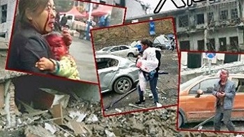 【组图】陕西大爆炸如人间炼狱