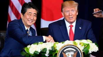 美日签署有限贸易协议 汽车问题留待日后磋商