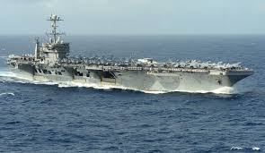 美国杜鲁门号航母继续驻扎地中海