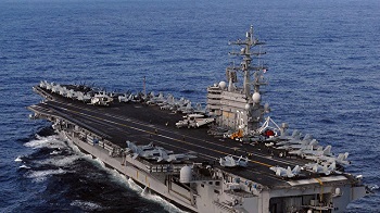 雷根號抵星 2019年以來美航艦首度停靠新加坡