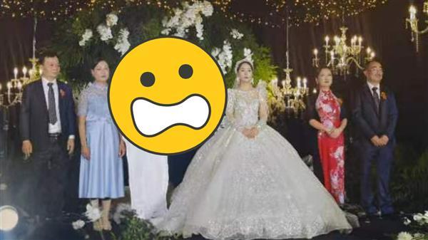 上海新人婚禮遇封控 新郎用「人形立牌」替代