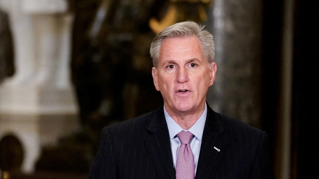 美眾院議長麥卡錫傳今春訪台灣