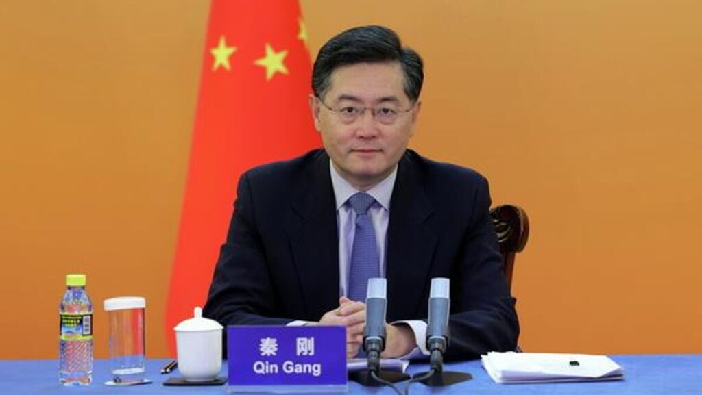 中国外交部長秦剛在NBA視訊拜年 祝中美前「兔」似錦