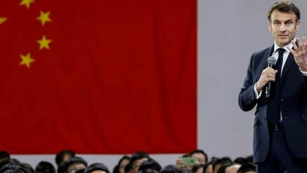 马克龙的言论有矛盾，台湾问题事关欧洲