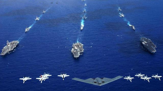 美国5航母将空前齐聚西太平洋