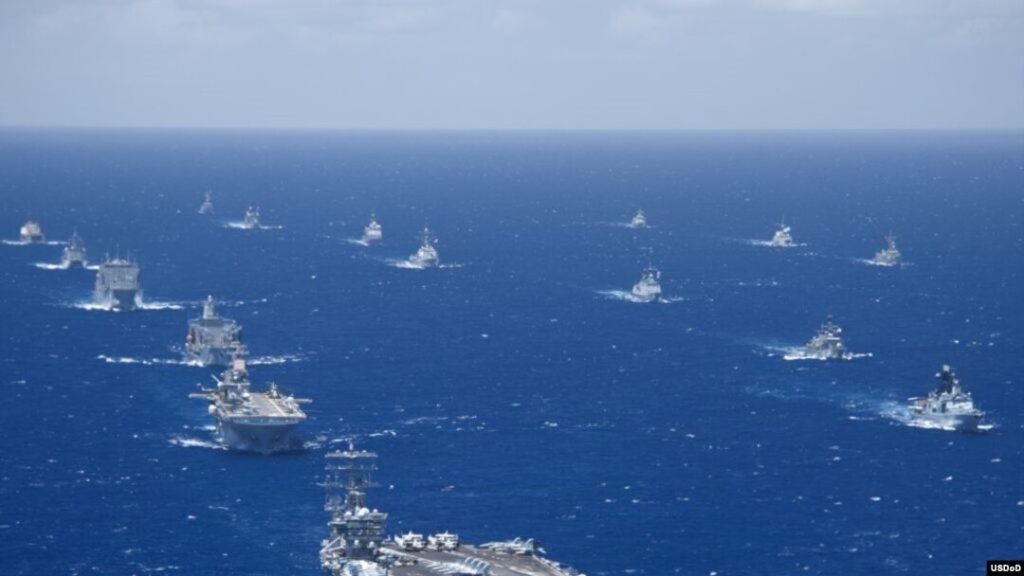 美国宣布将再举行环太平洋军演