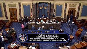 美参院通过新年度《国防授权法》 下一步送交白宫