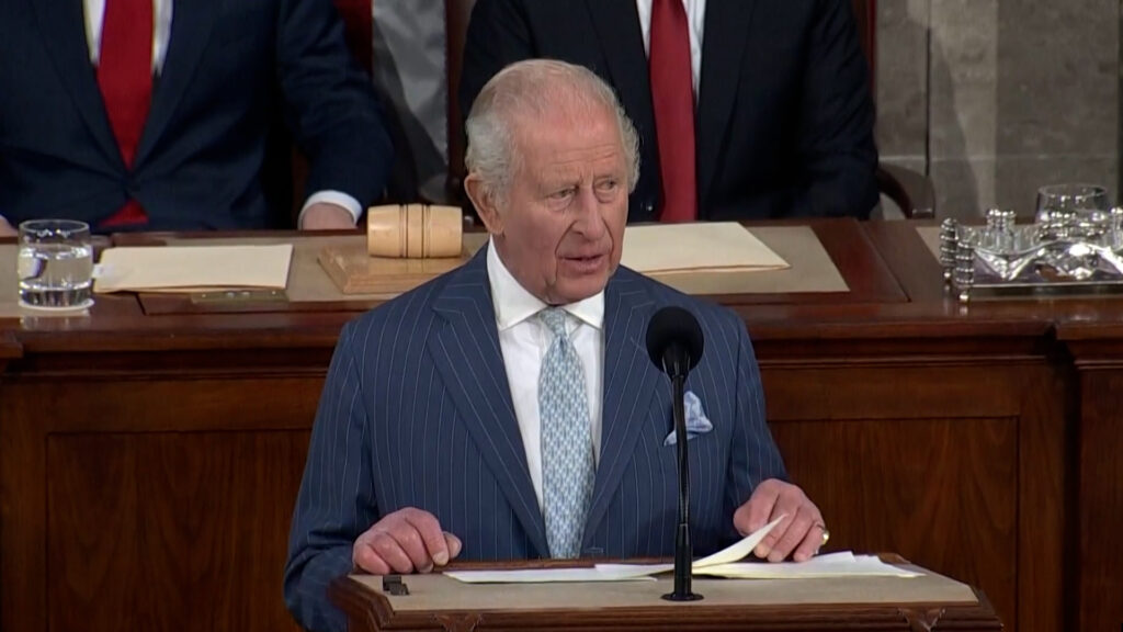 英王查尔斯三世在美国国会发表演说，此前特朗普总统强调美英“珍贵纽带”