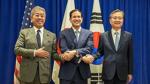 韓美日外長重申朝鮮半島無核化　強調台海和平穩定